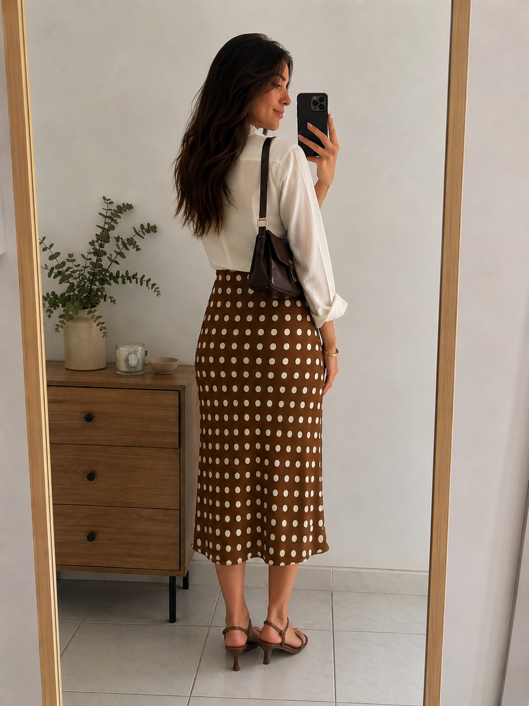 Polka dots skirt