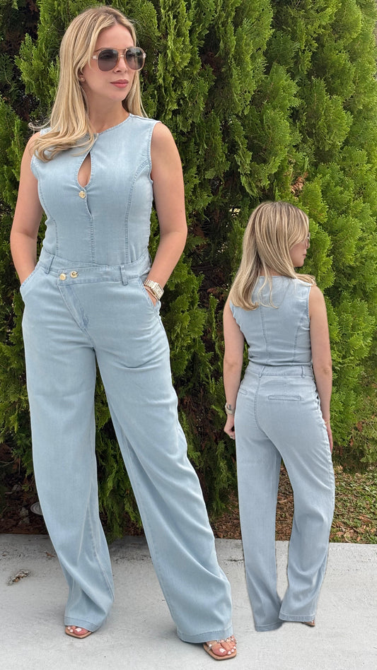 Evelyn denim set
