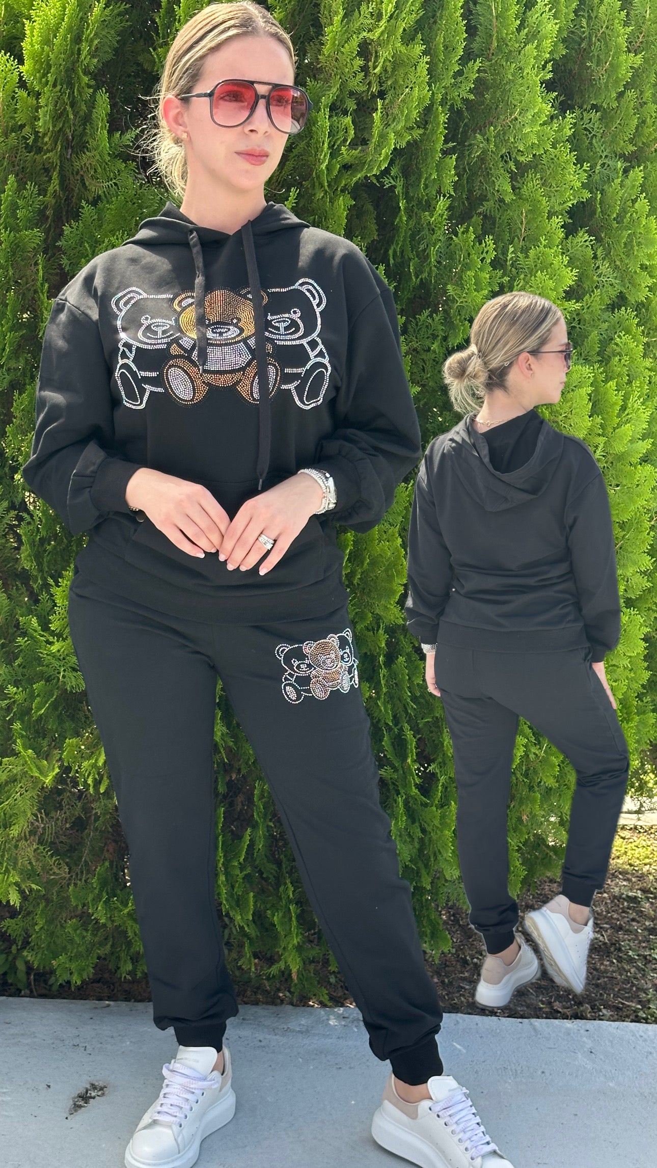 Bear long sleeve set