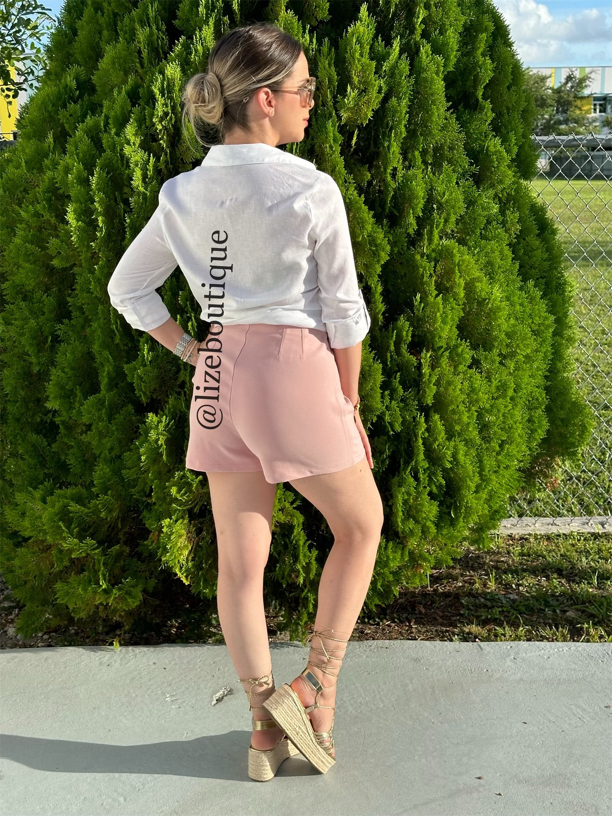 Clarissa shorts baby pink