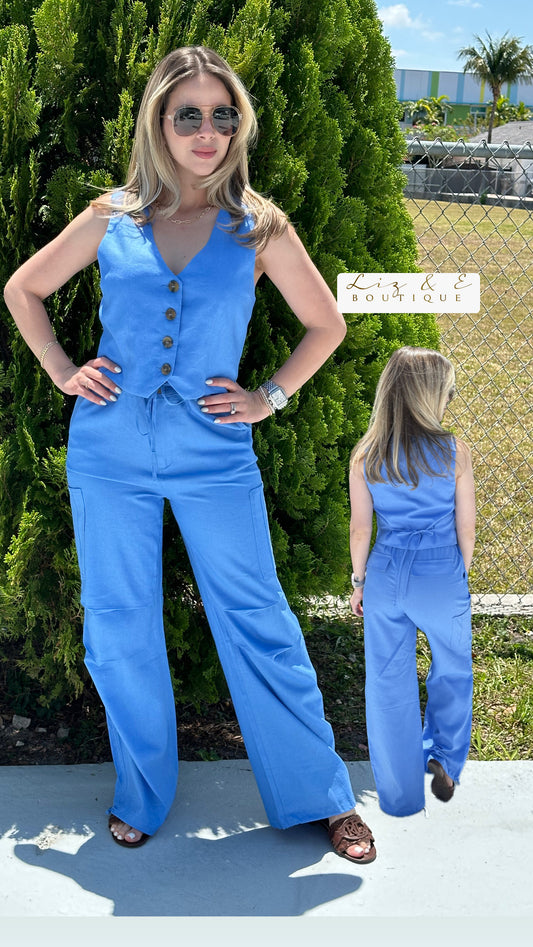 Amanda in blue