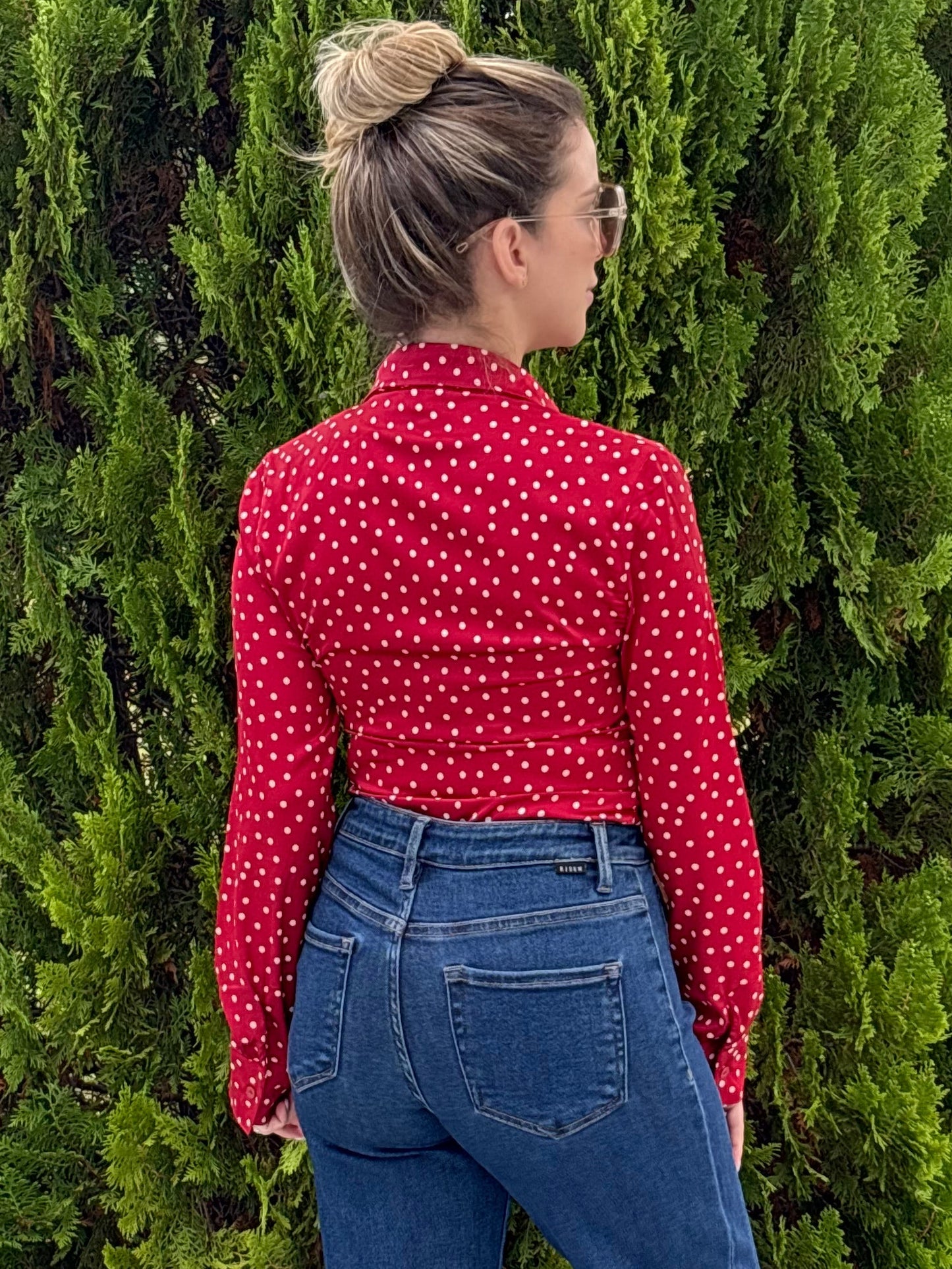 Polka dot shirt