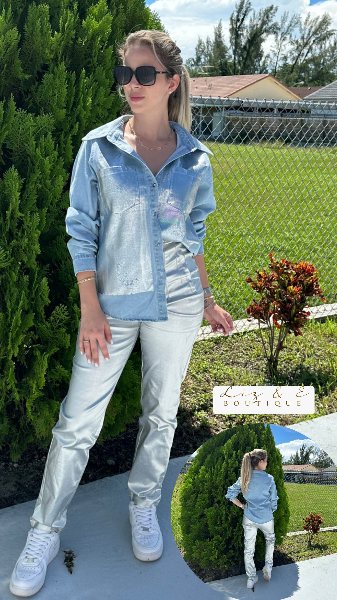 Denim shirt