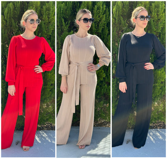 Jenna long sleeve set