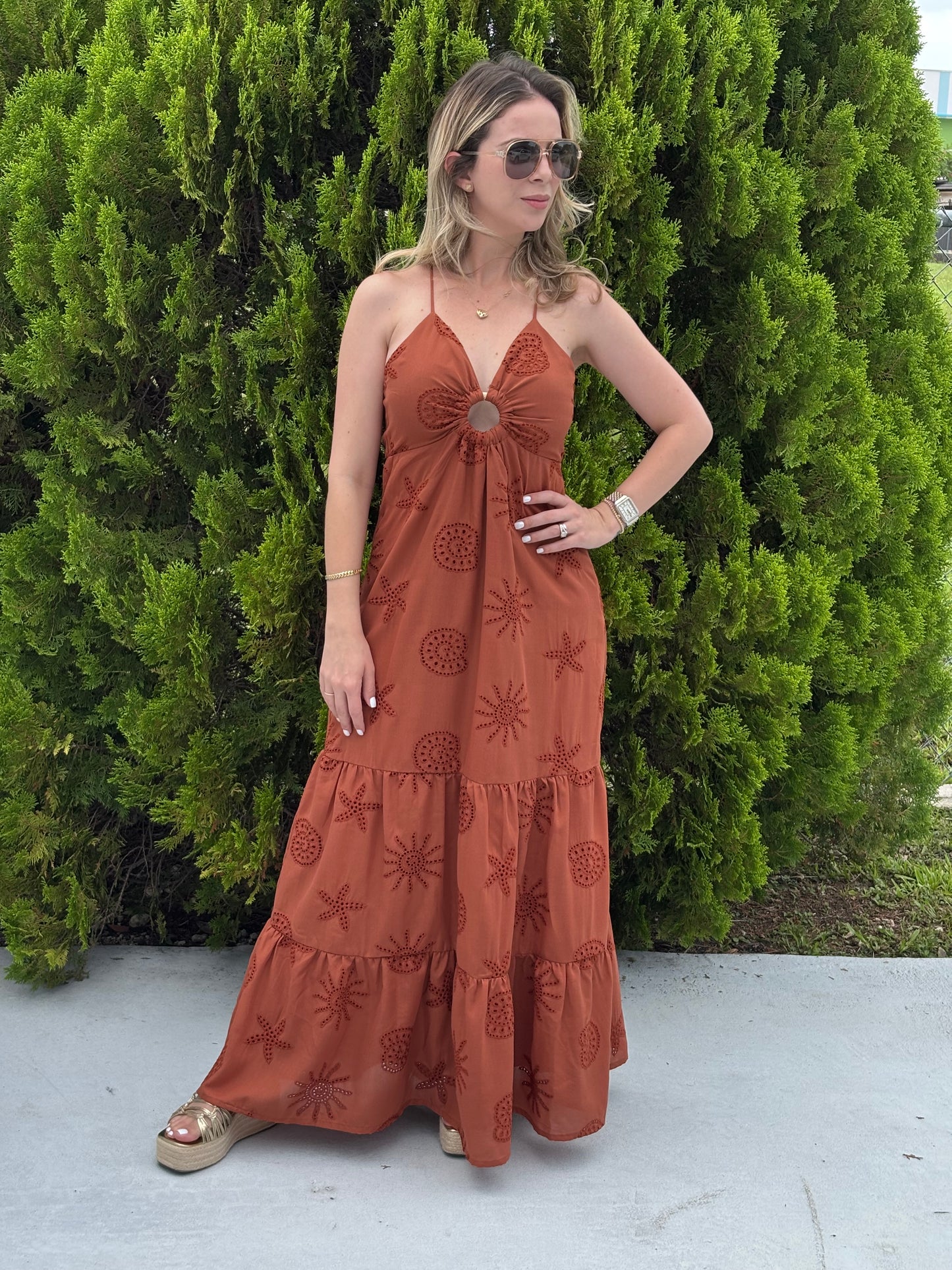 Eva sea maxi dress