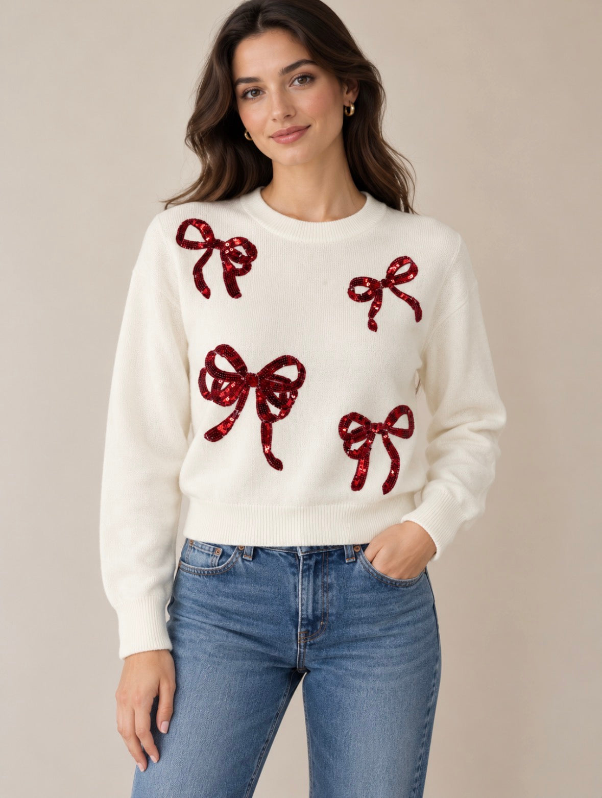 Amelie bow sweater