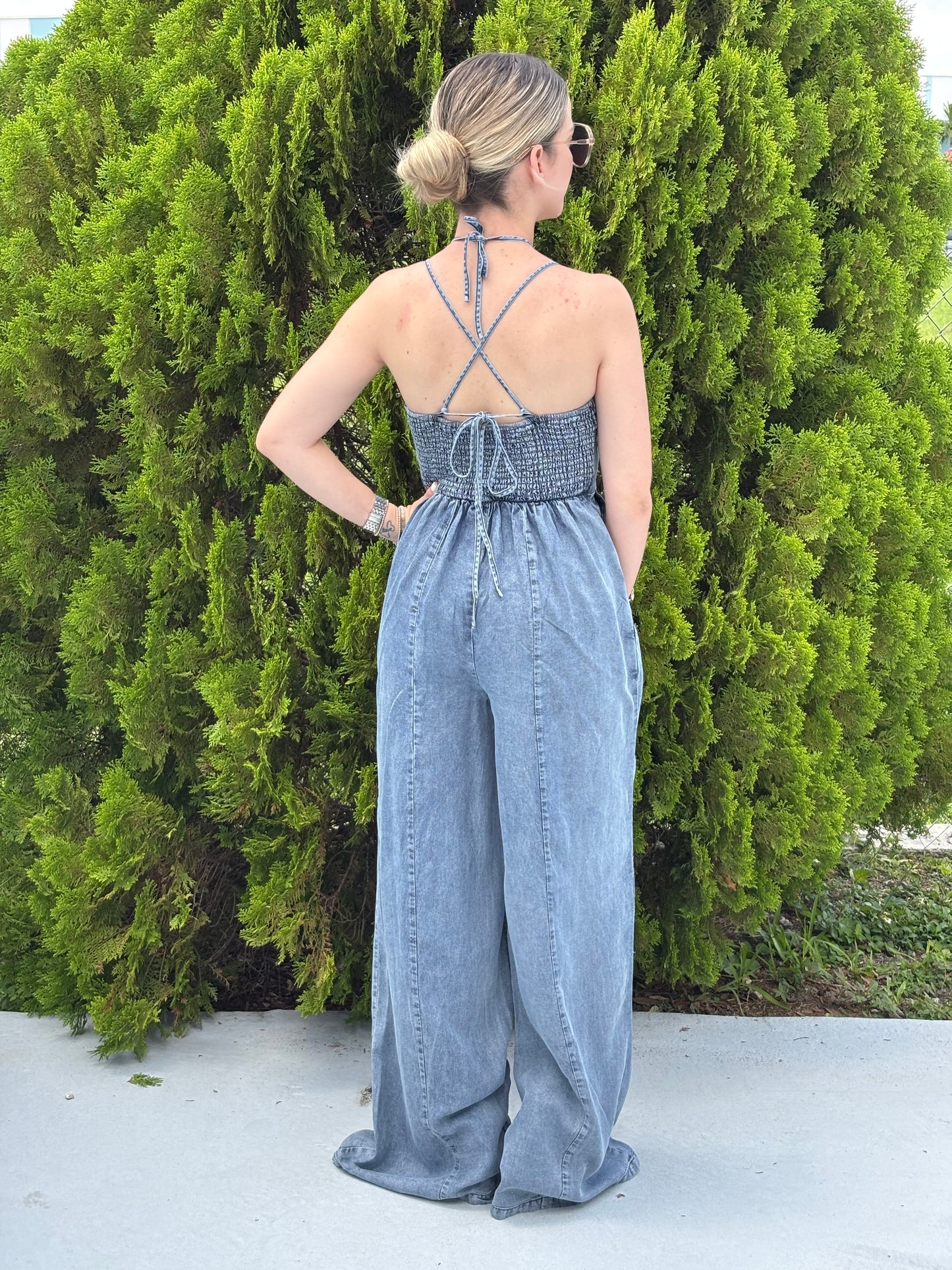 Eliana denim jumpsuit