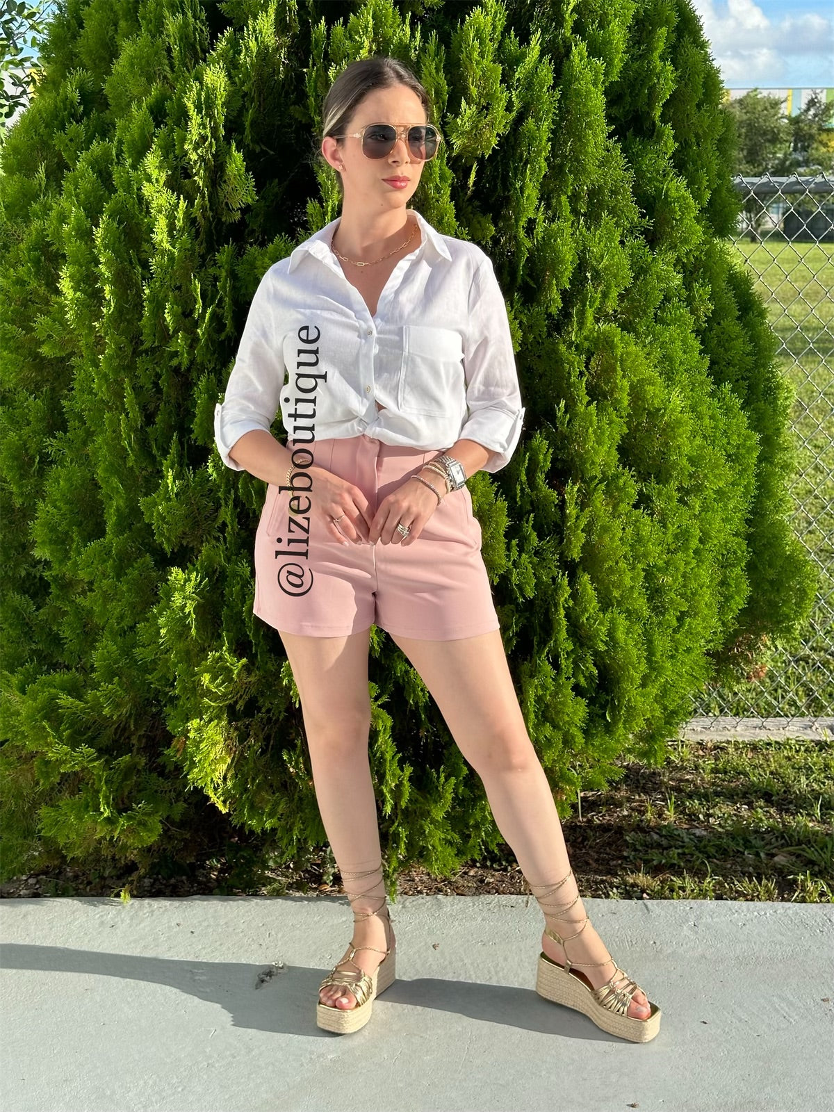 Clarissa shorts baby pink
