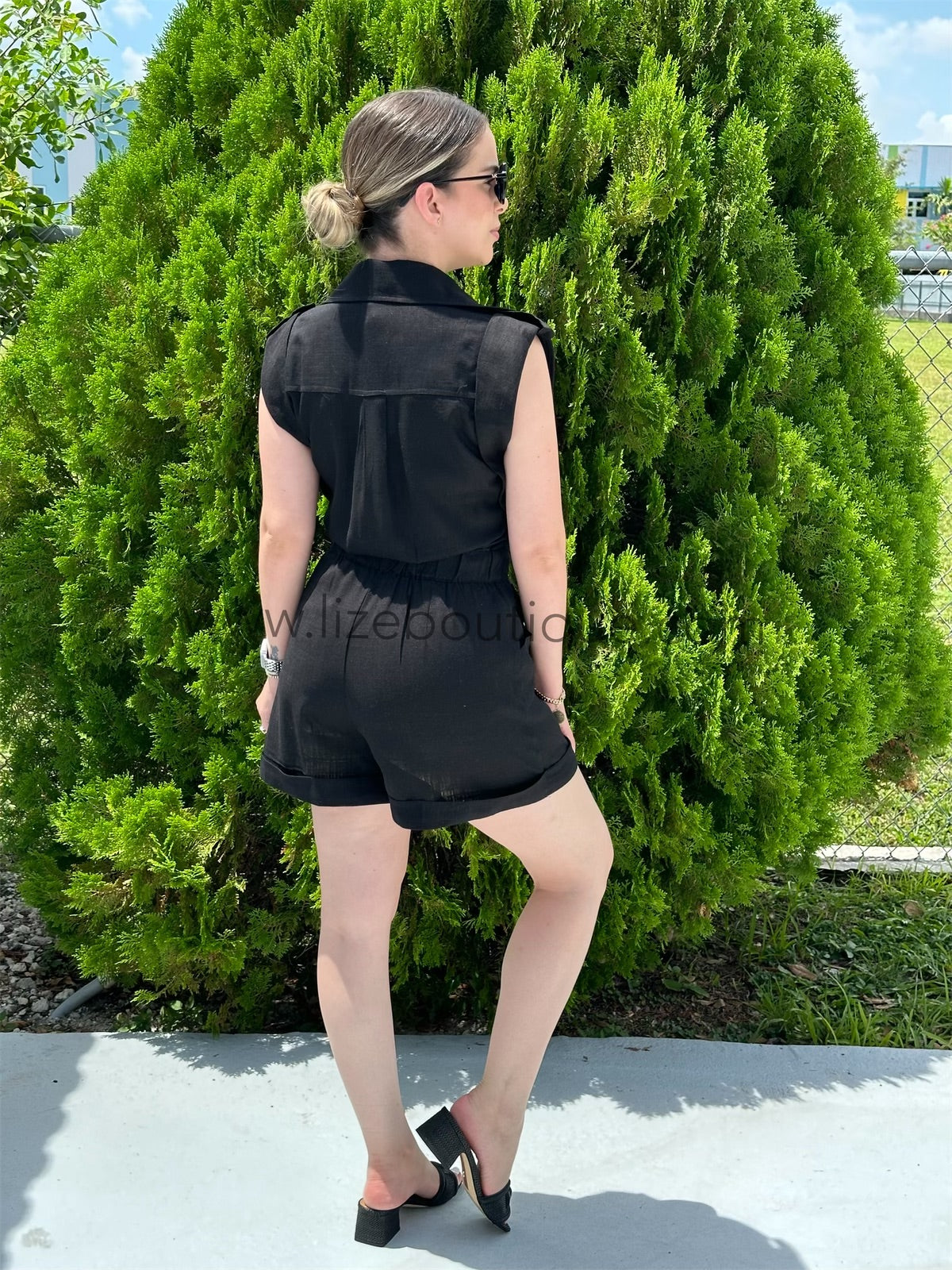 Zoe linen romper