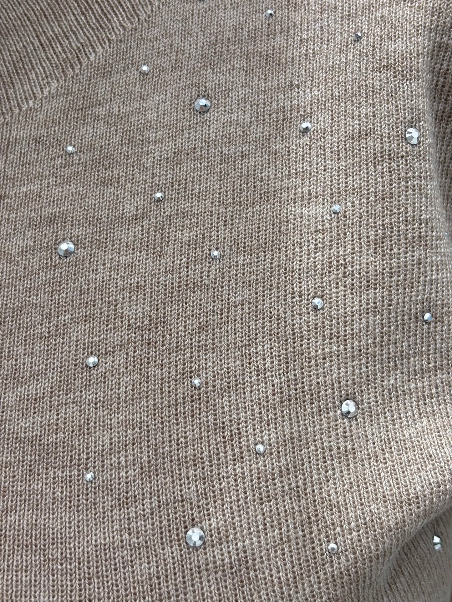 Nude sparkle shirt