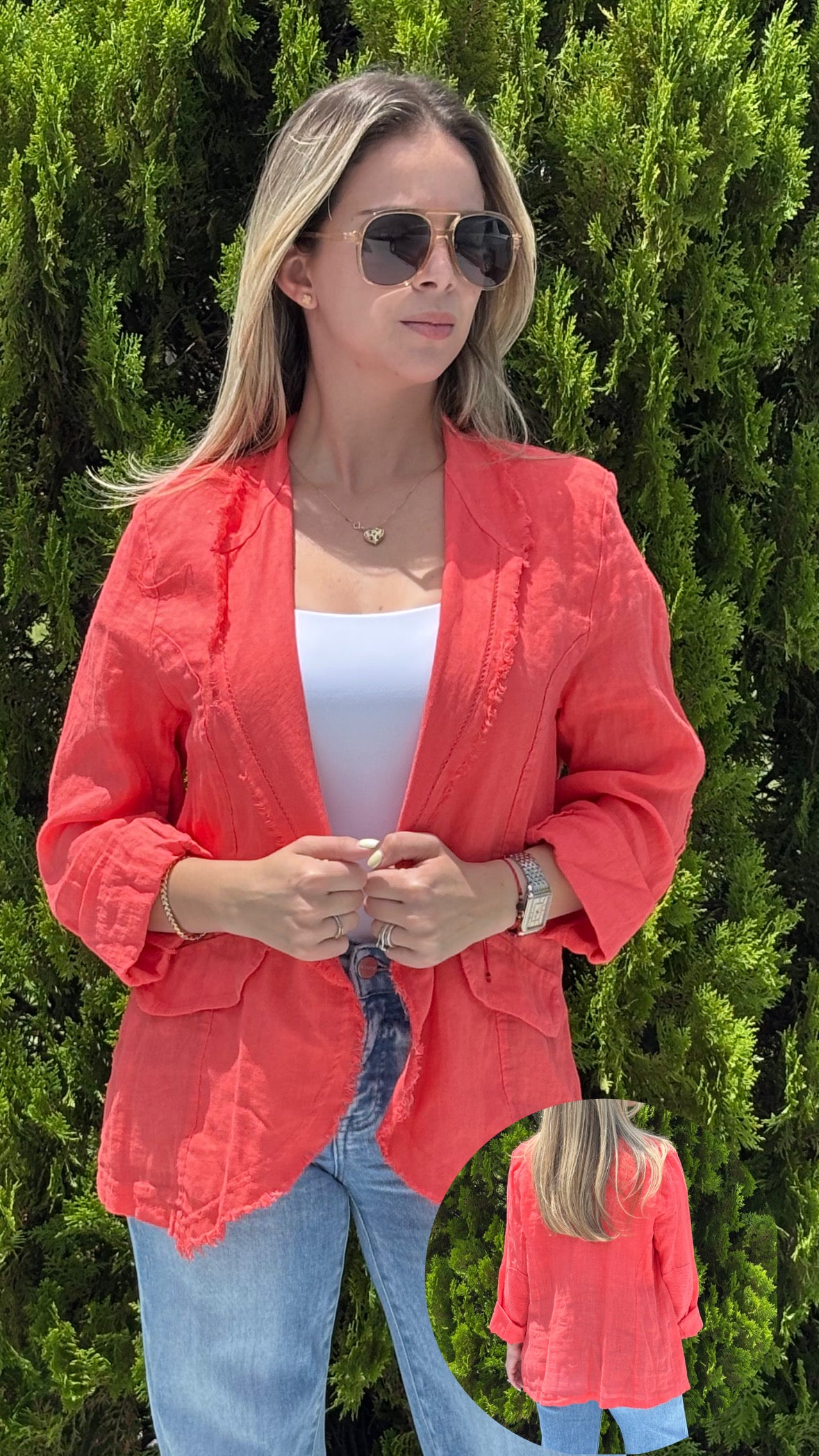 Chaquetas de lino