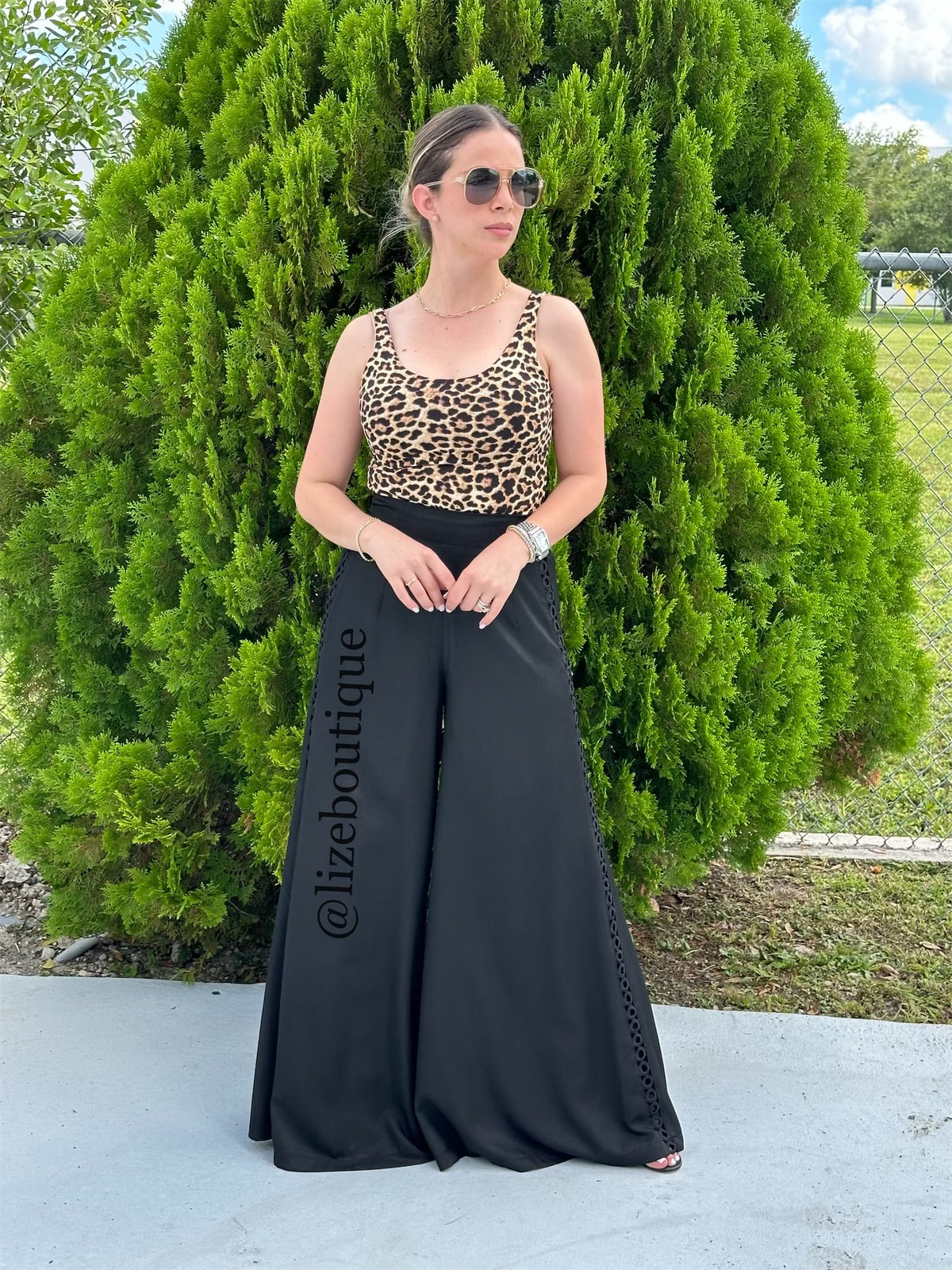 Animal print bodysuit