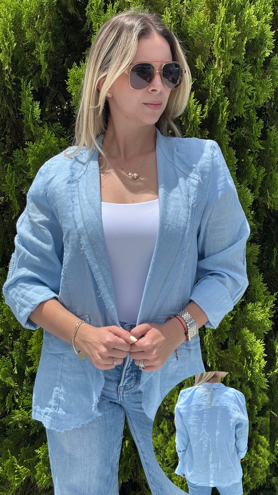 Chaquetas de lino