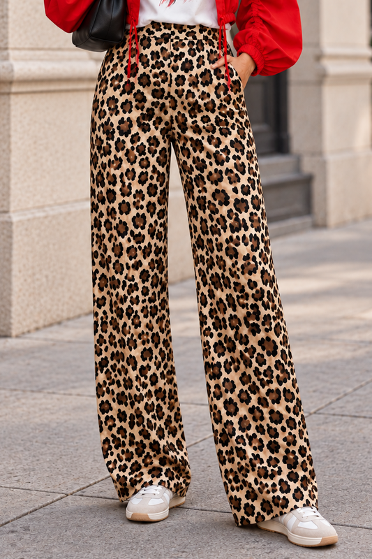Animal print pants