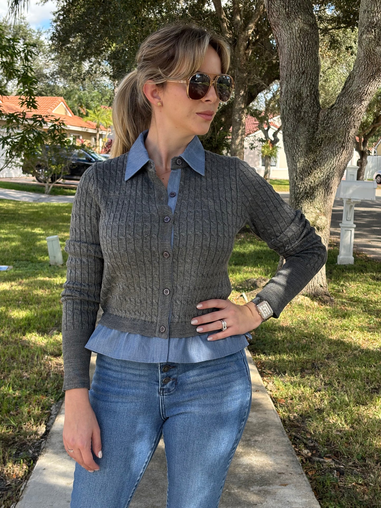 Long sleeve cardigan