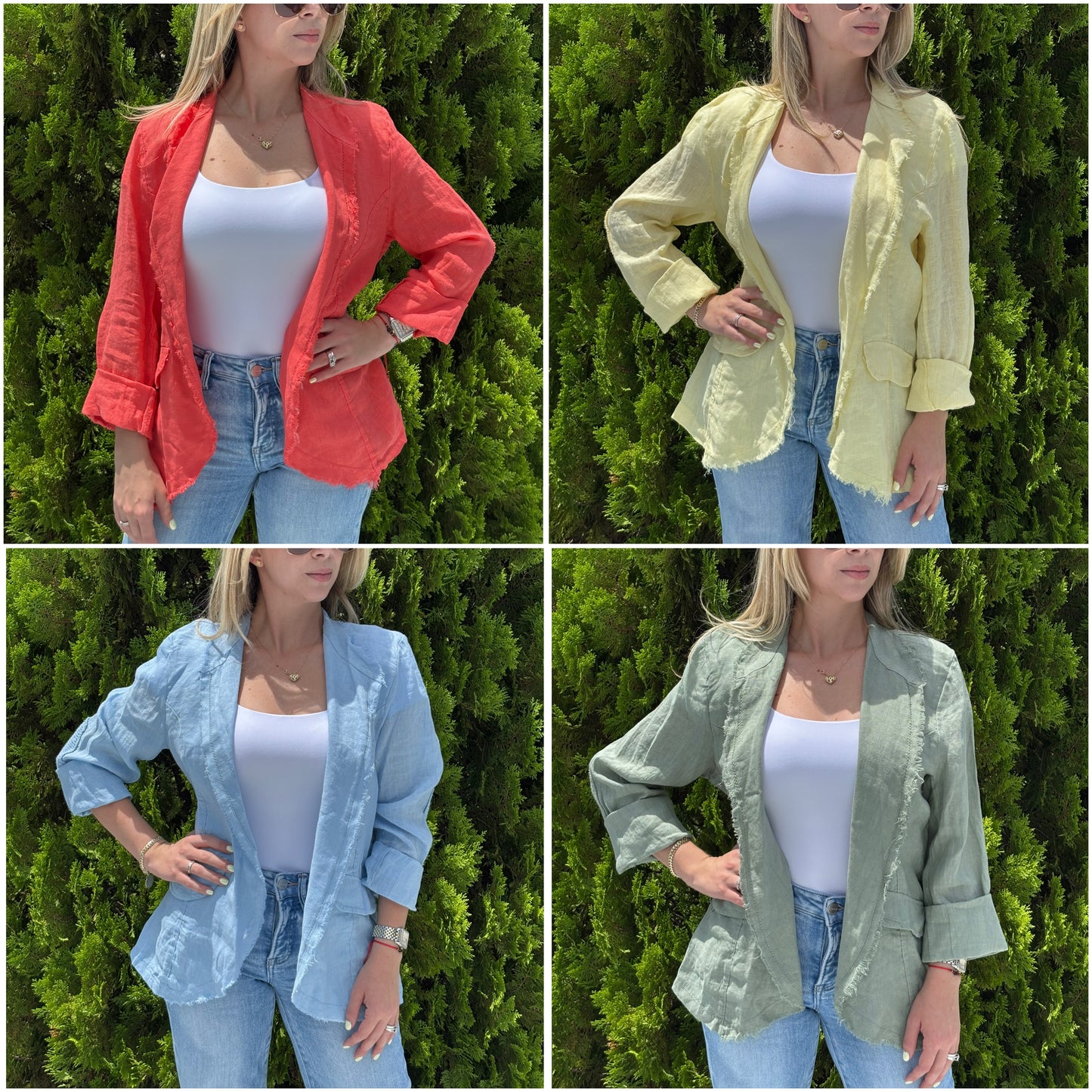 Chaquetas de lino