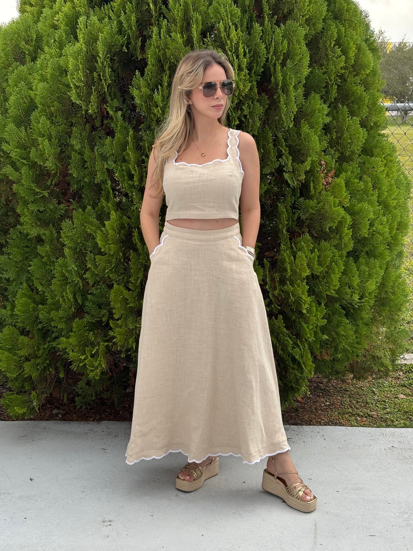 Alicia linen set