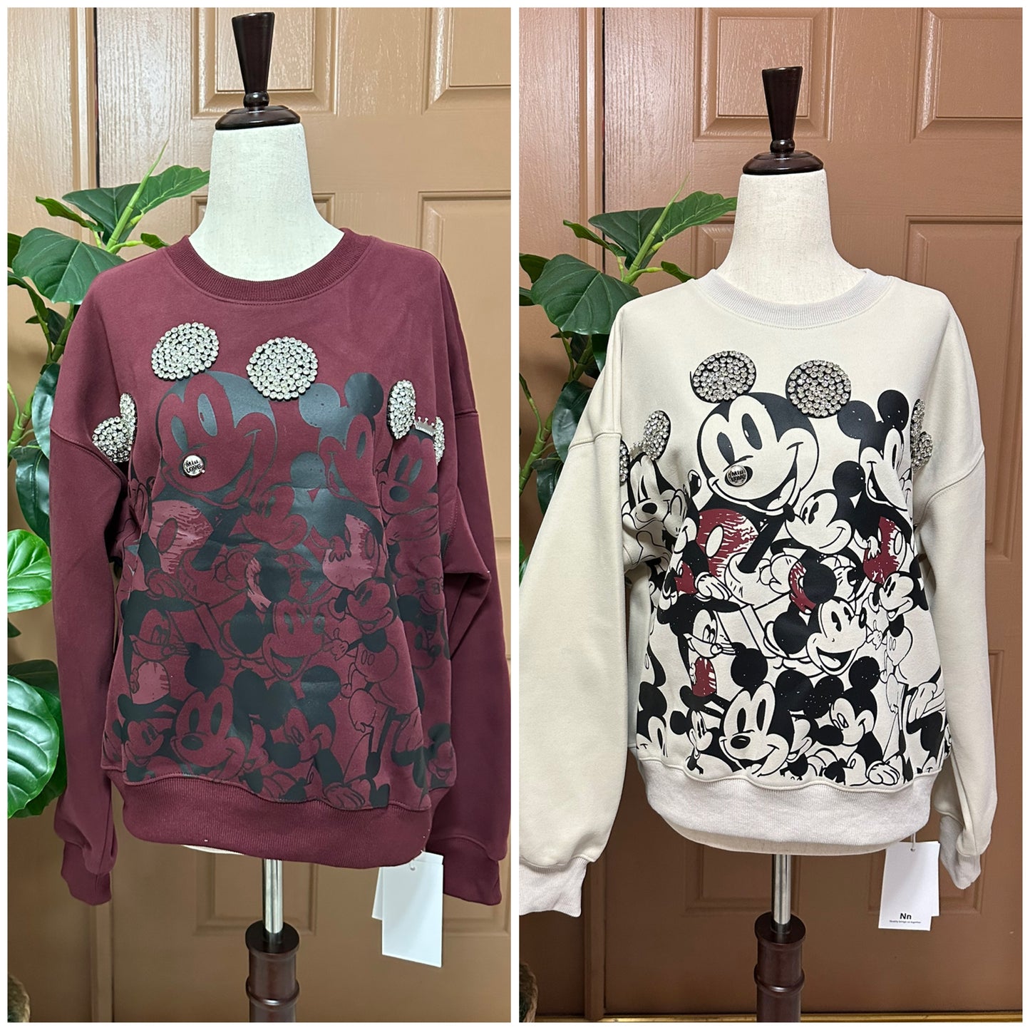 Long sleeve thermal sweater.