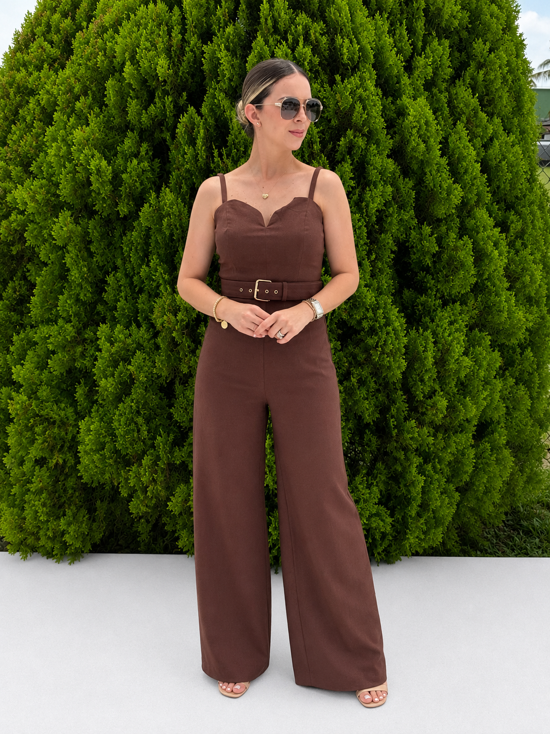 Brianna Chocolate Jumpsuit