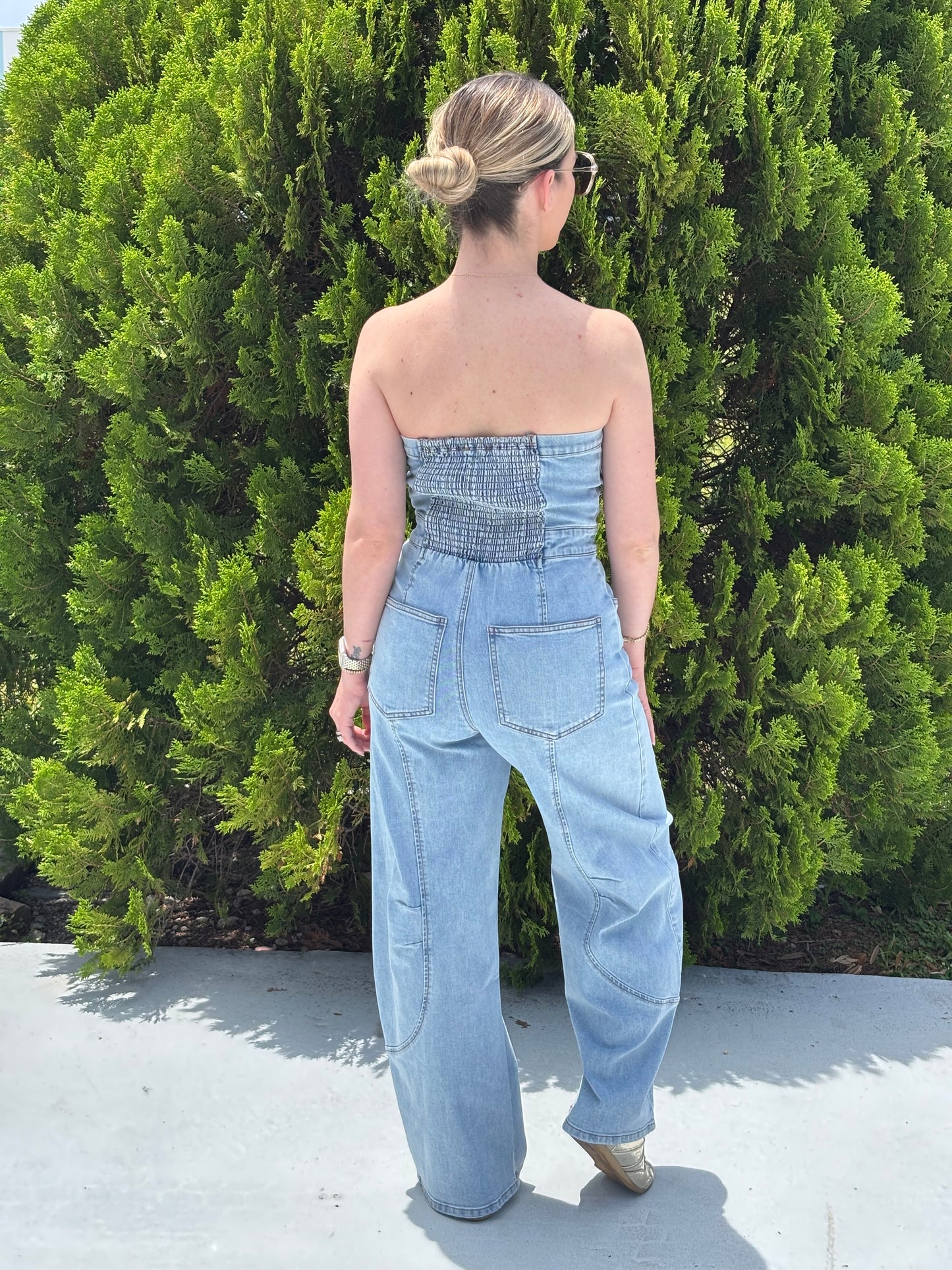 Denim jumpsuit