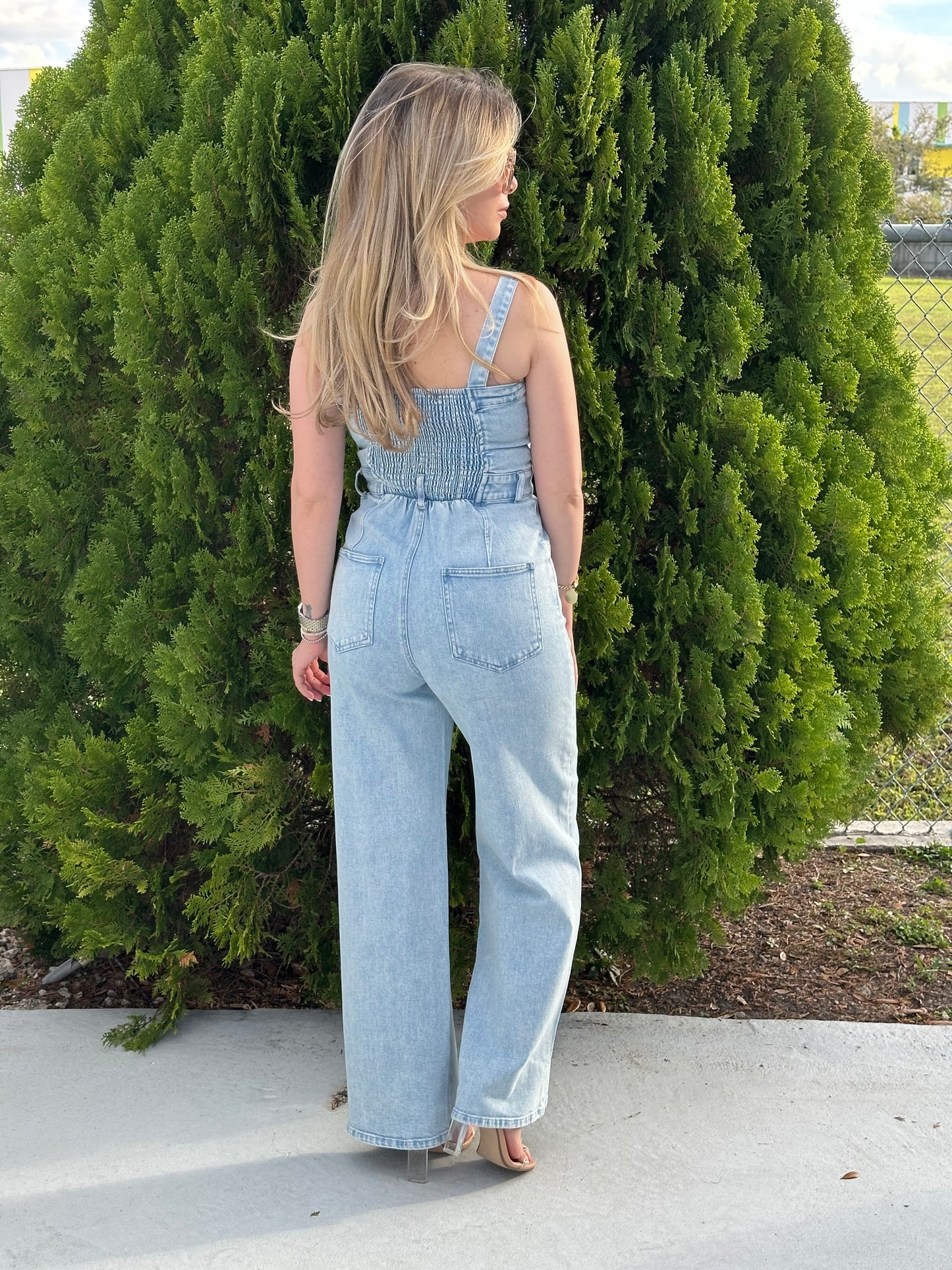Denim jumpsuit