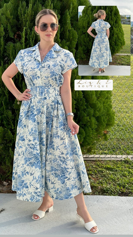 Elena middi dress