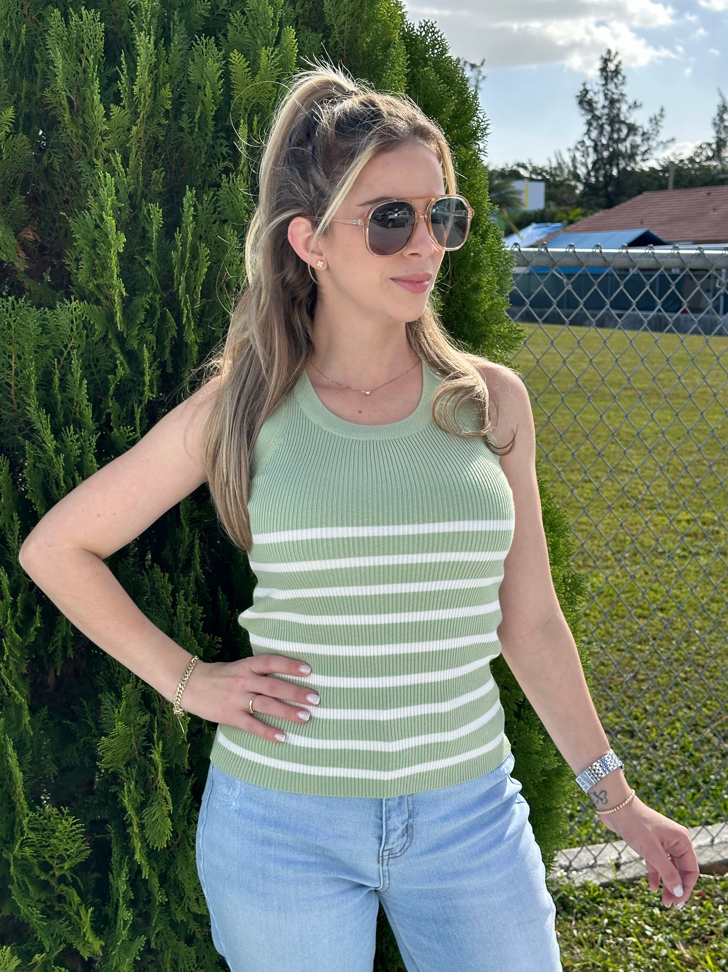 Stripes tank top