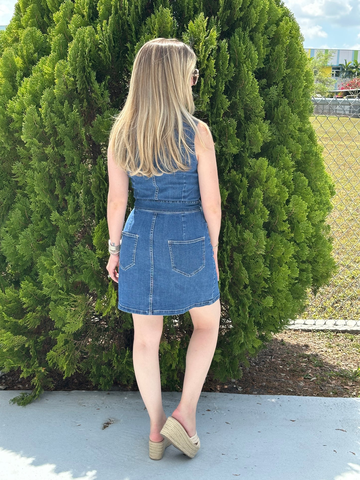 Denim dress