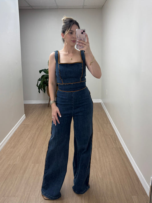 Aureliz Denim Jumpsuit