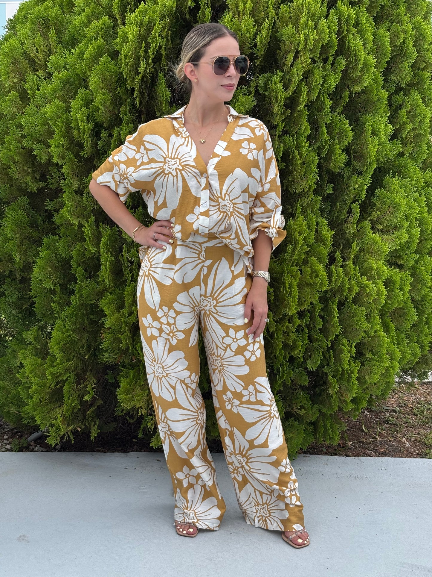 🌼 Set “Golden Tropic” (2 piezas)