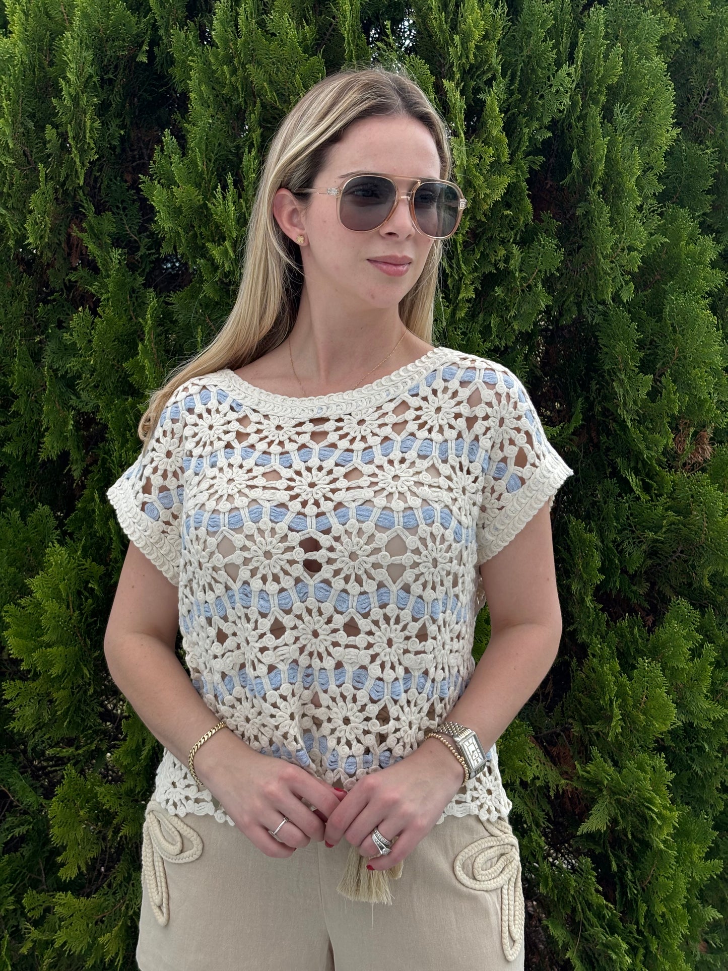 Lenny crochet top