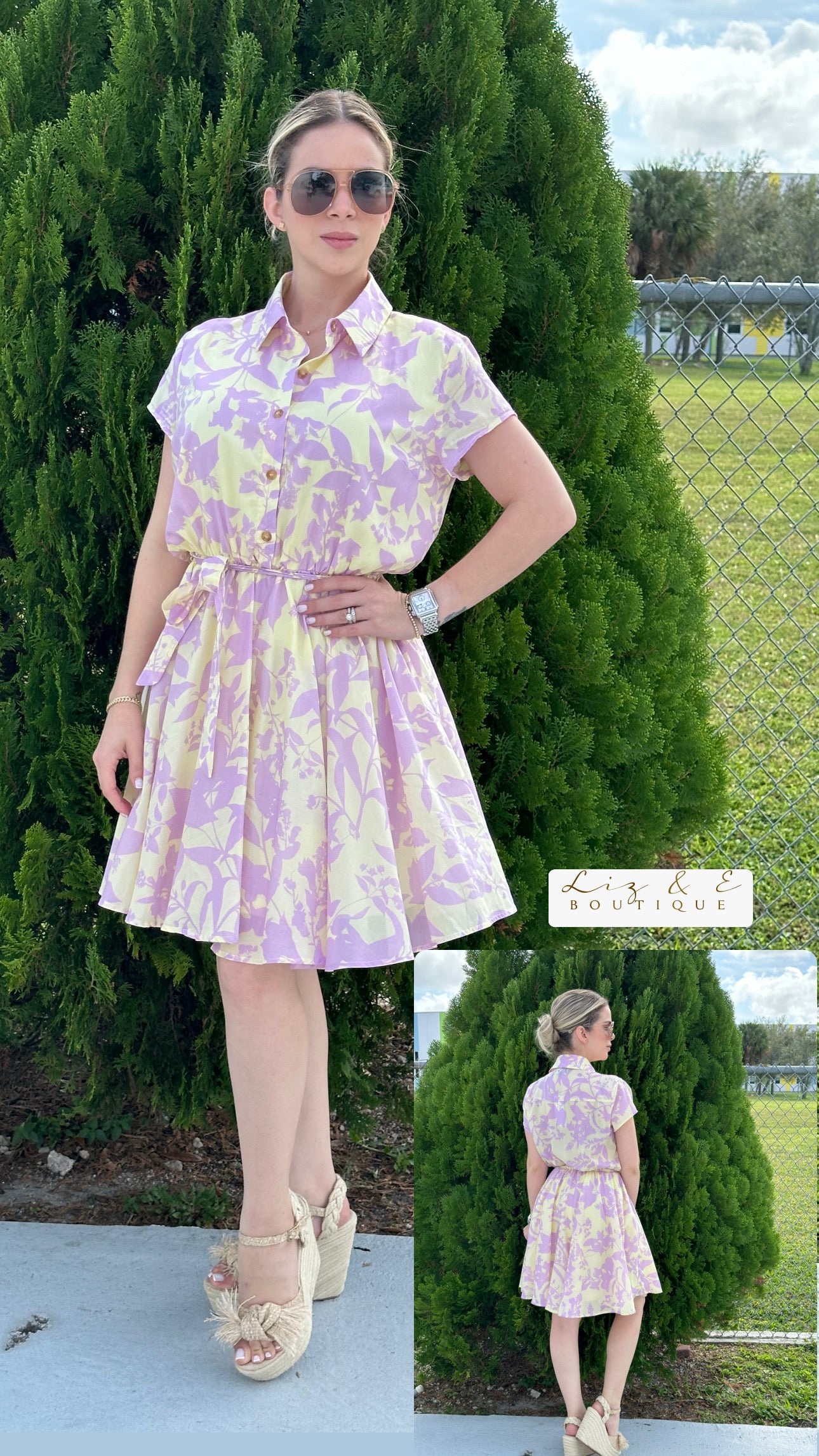 Livie dress yellow