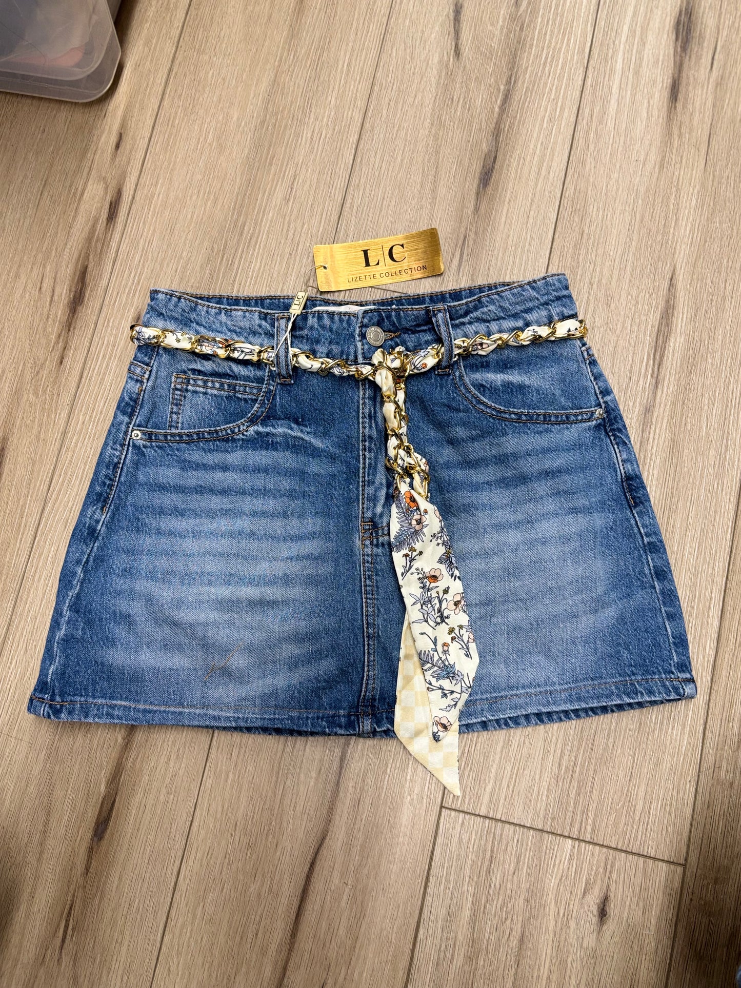 LC denim skirt