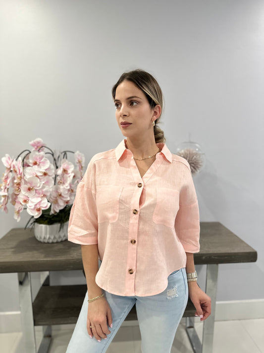 A&A linen salmon