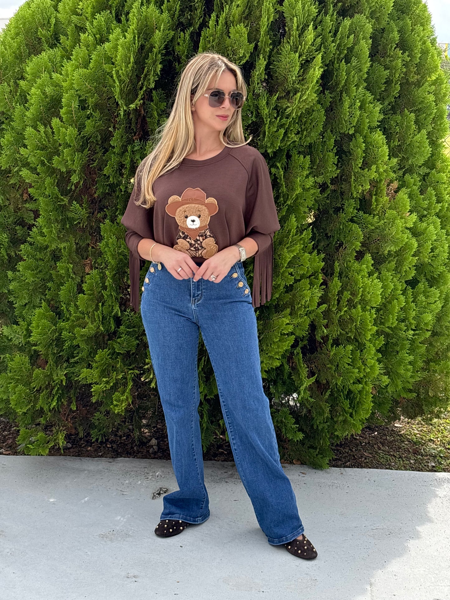 Cowboy Bear sweater