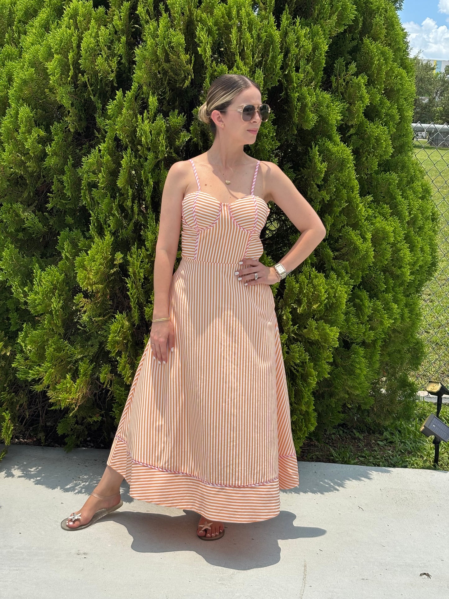 Dalia dress Orange
