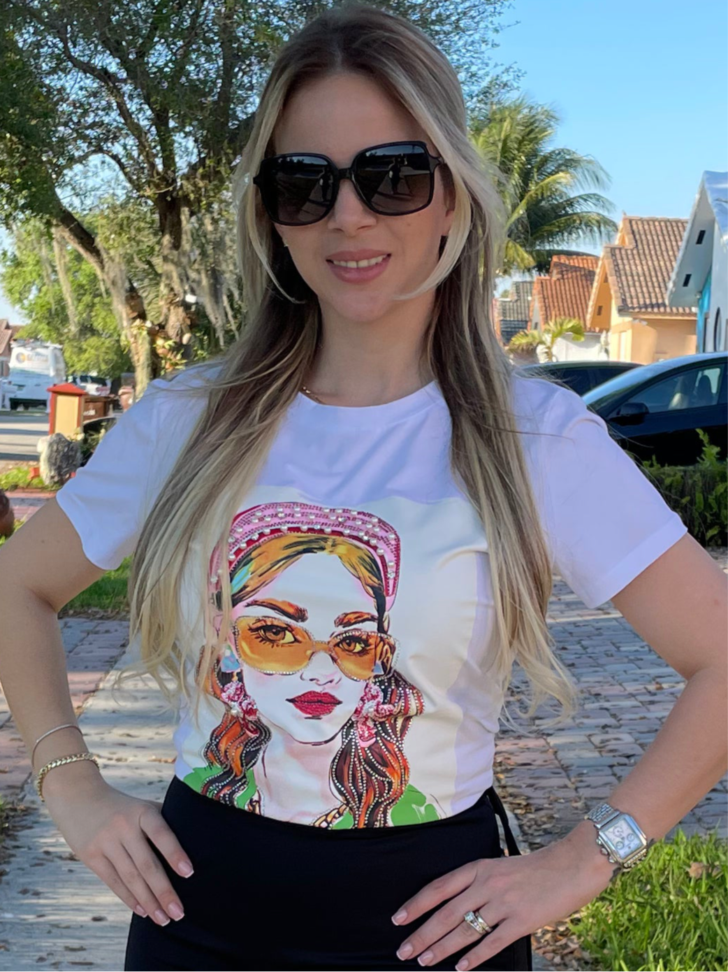 Fatima graphic tee