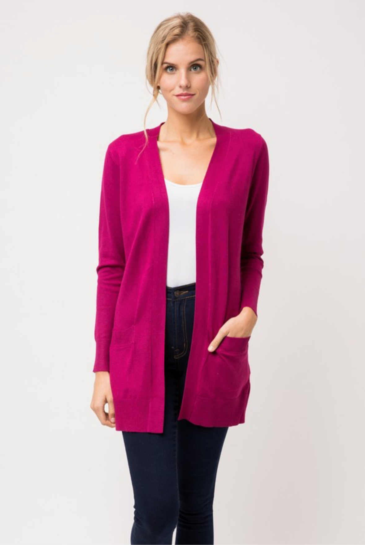 Cielo Cardigan Fucsia