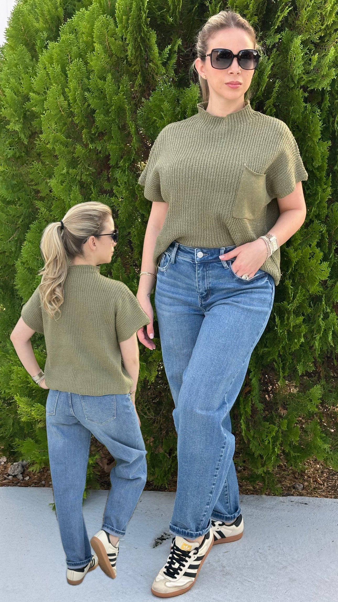 Olive crochet top
