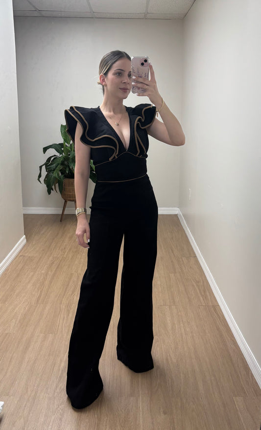 Black denim Jumpsuit