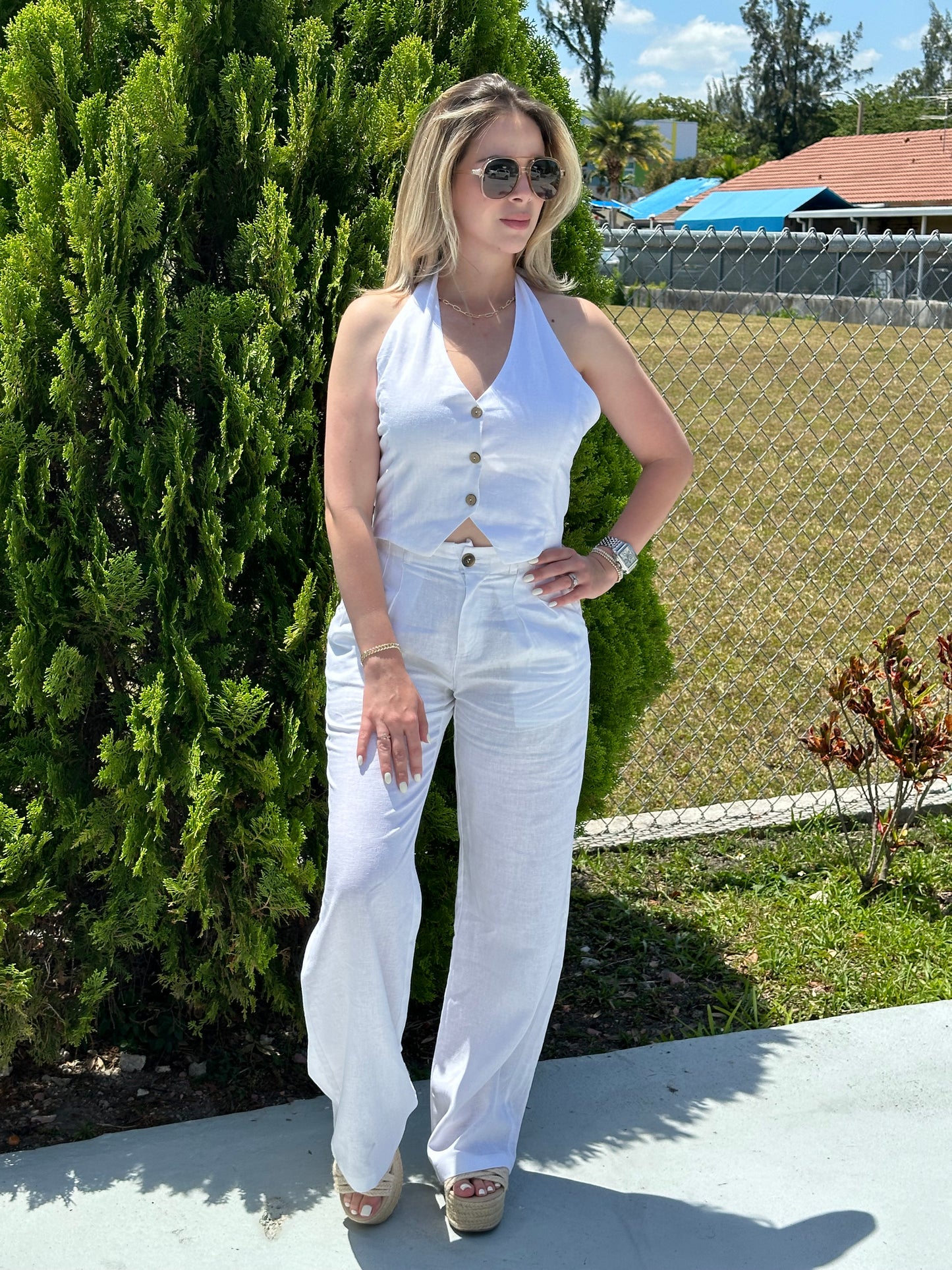 Amanda in white