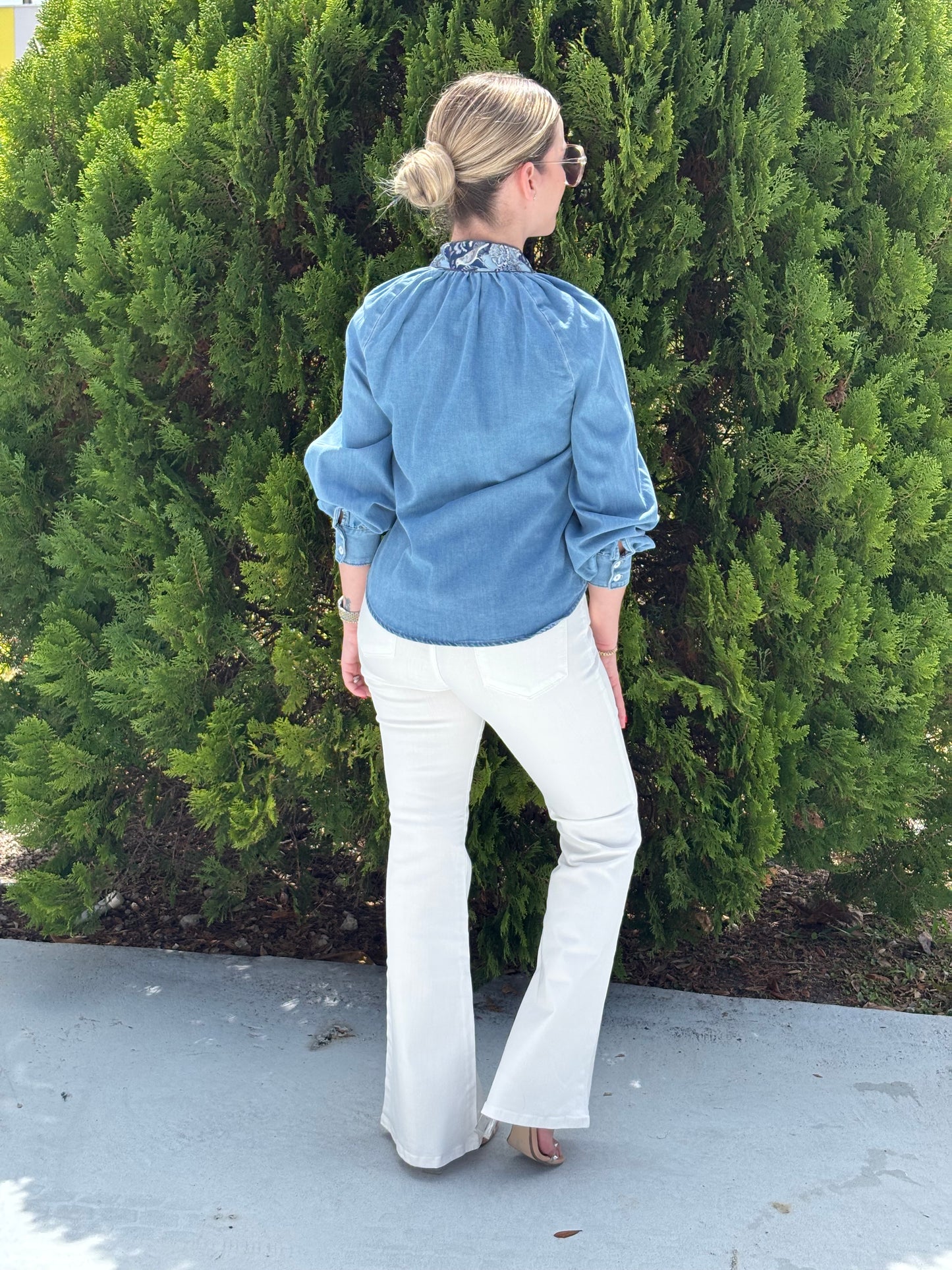 Melanie denim shirt