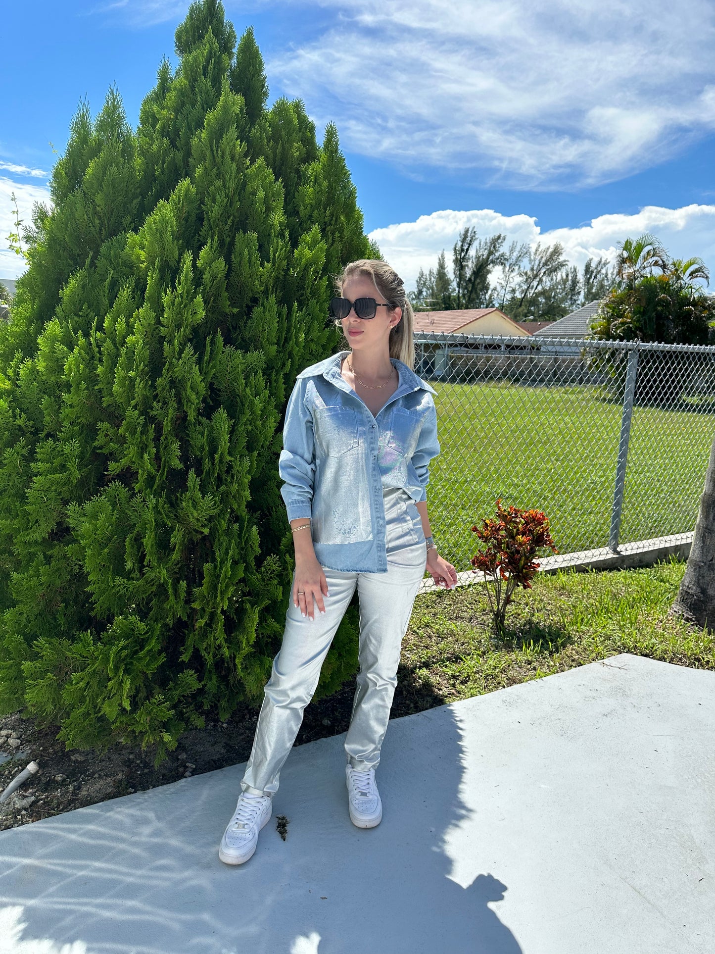 Denim shirt
