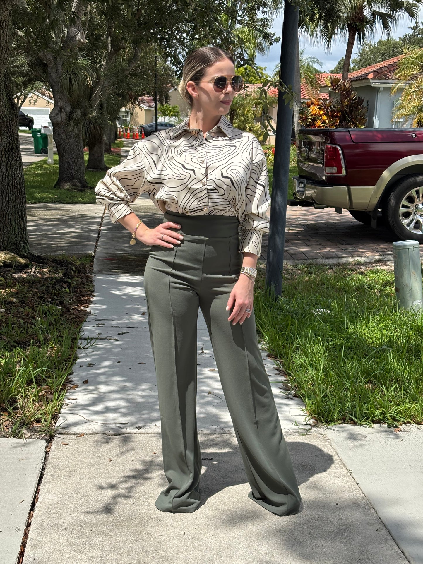 Valentine Olive pants