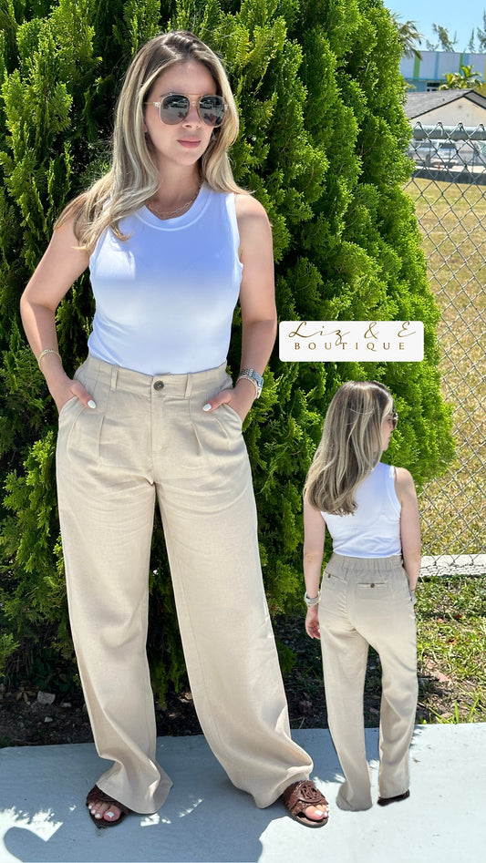 Sand Linen pants