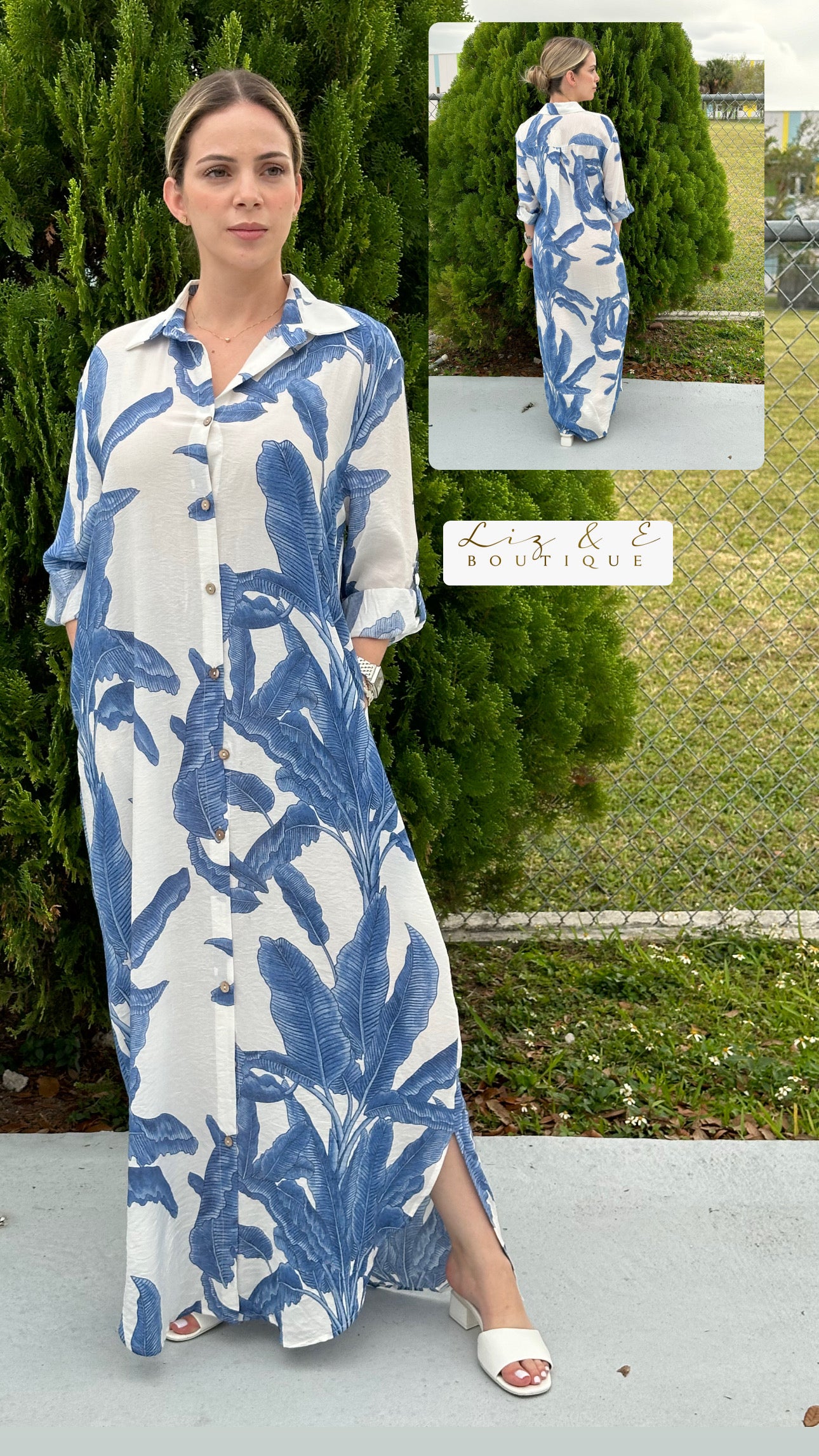 Maldivas maxi dress