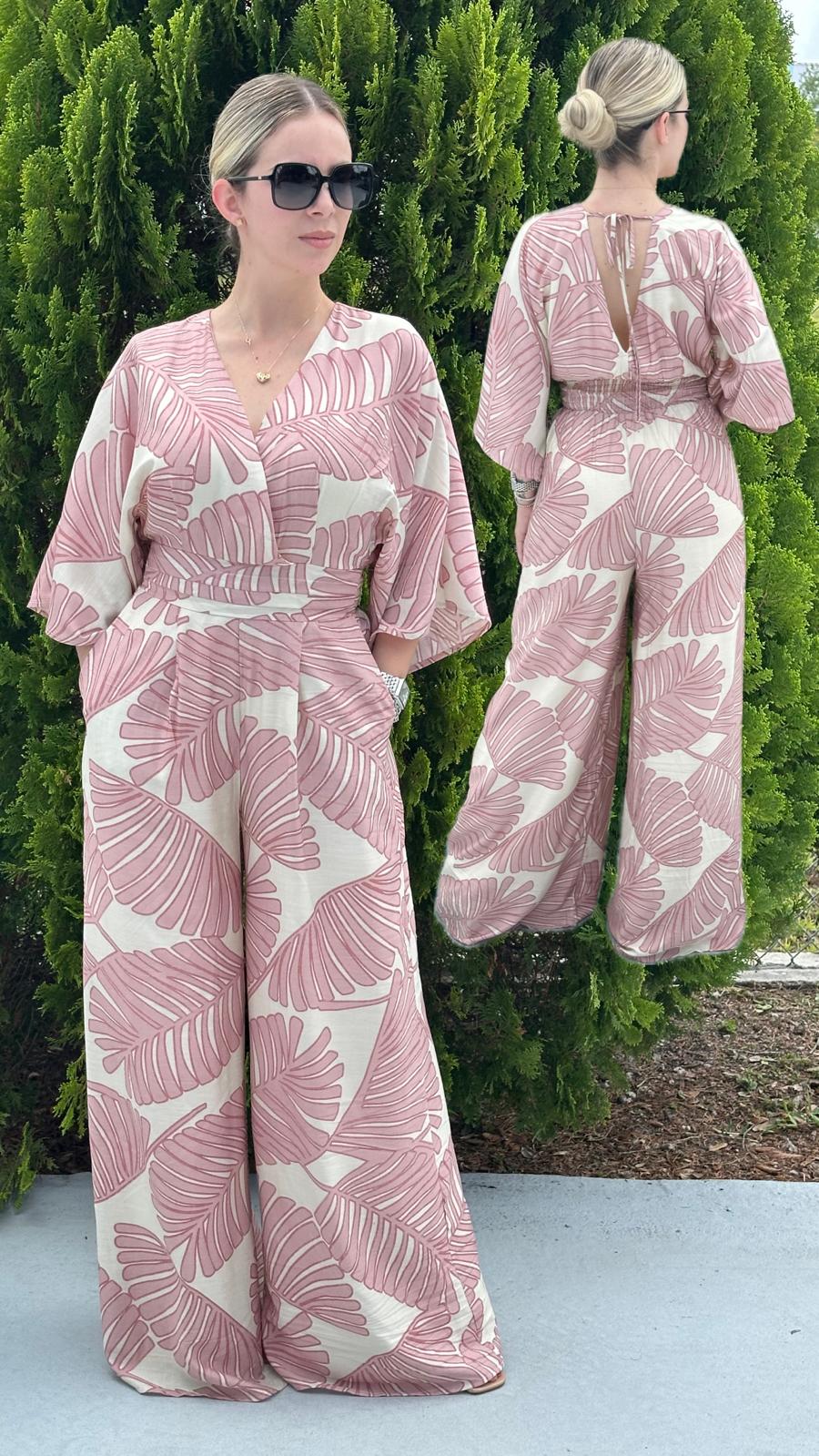 Pink Maldivas jumpsuit