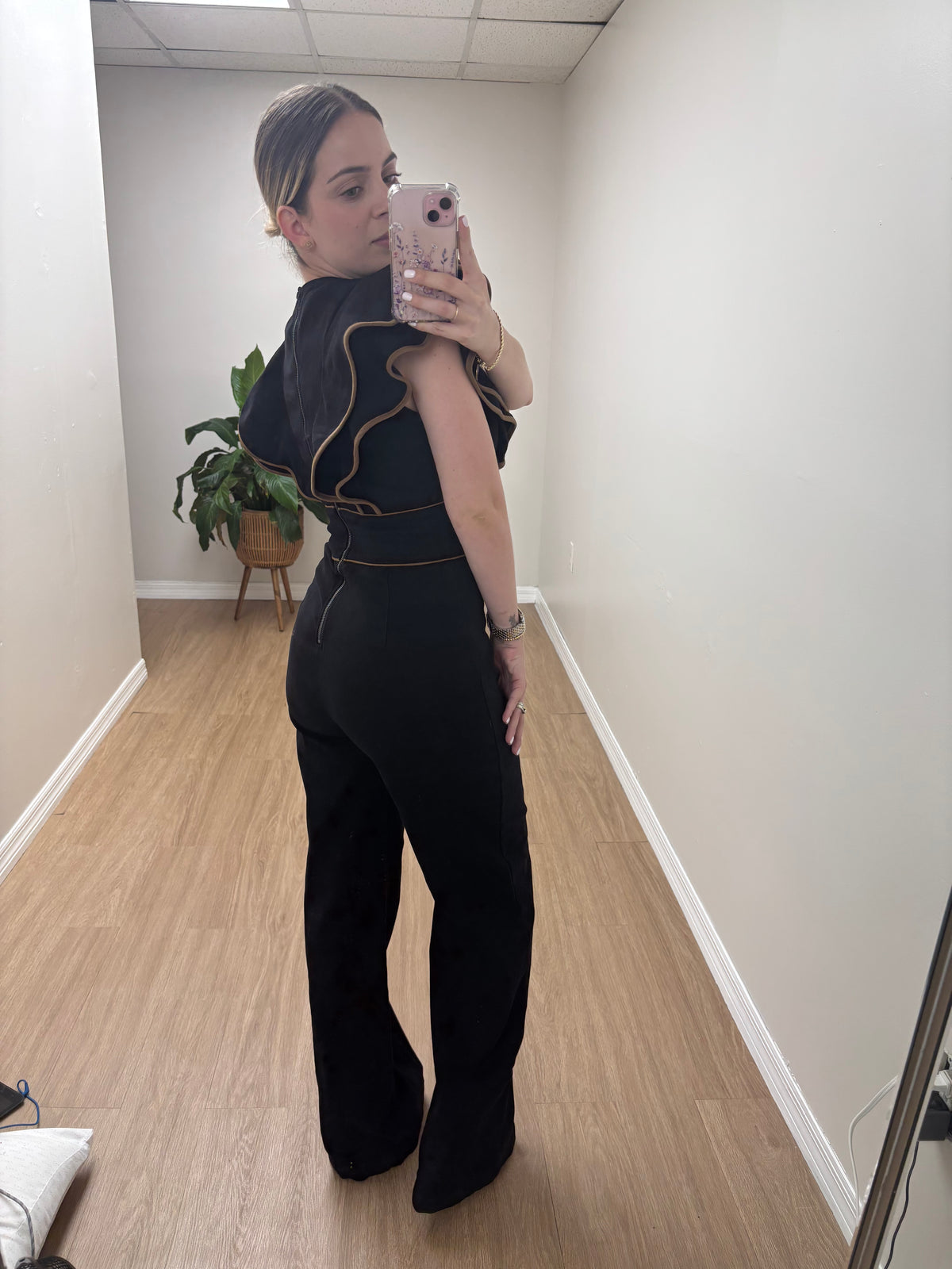 Black denim Jumpsuit