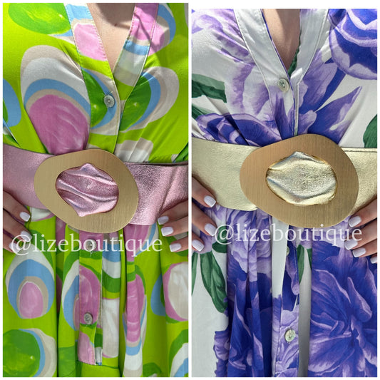 Metallic belt