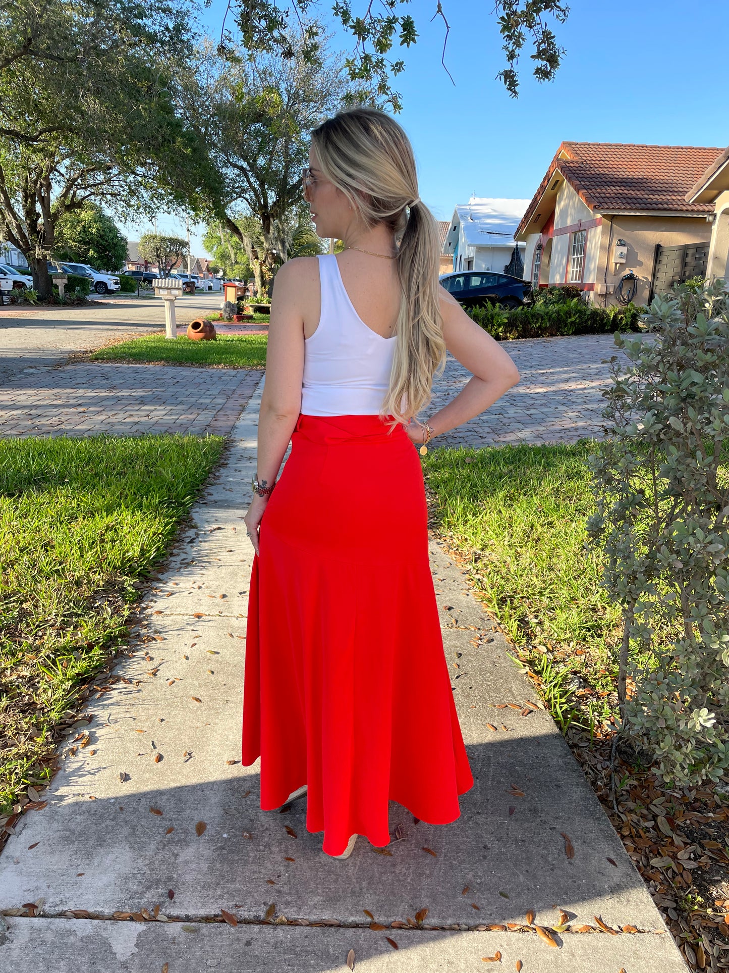 Freya skirt orange